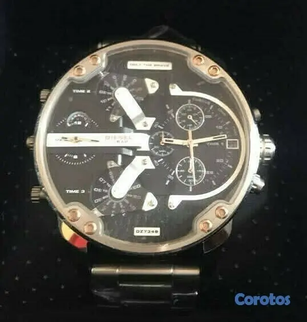 joyas, relojes y accesorios - Reloj Diesel Mr.Daddy cronografo cuarzo ace/inox   2
