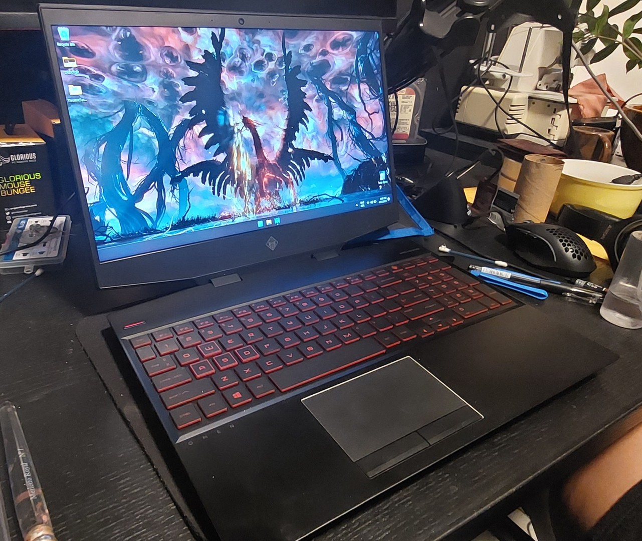 computadoras y laptops - HP OMEN 15 DH-000X INTEL I7 RTX 2060 32G RAM DDR4 2