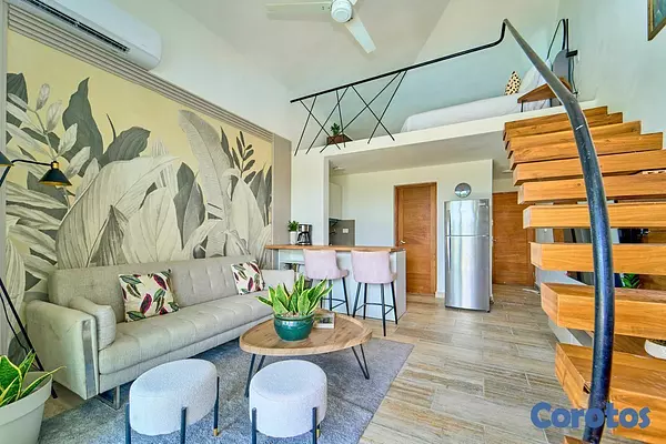 apartamentos - Vendo Apartamento tipo loft de 1HAB. en Punta Cana 3