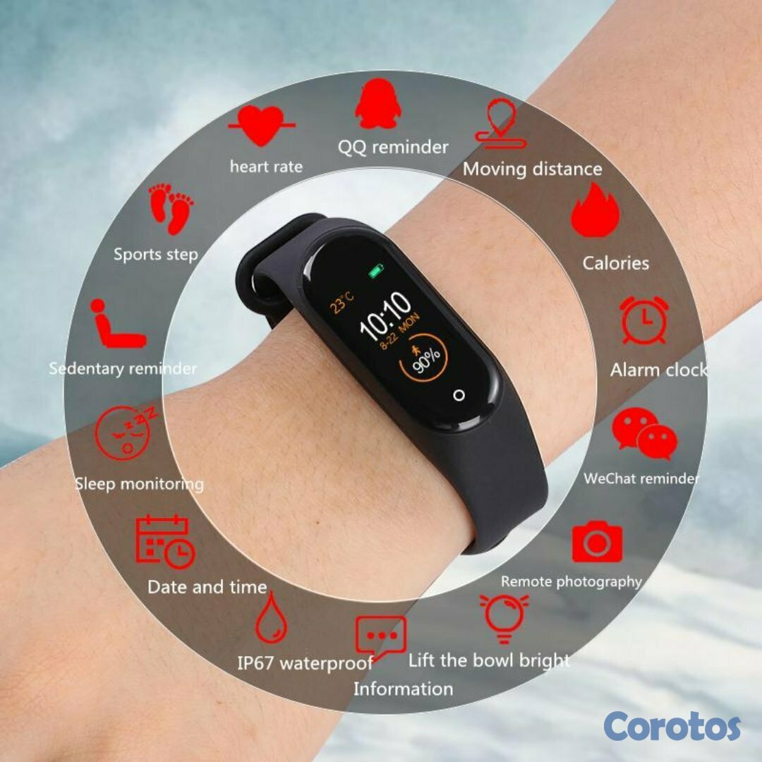 accesorios para electronica - Smartwatch fitness M4 smart band 2