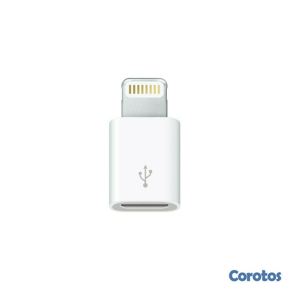 accesorios para electronica - Adaptador de micro USB V8 a conector lightning iPhone
 2