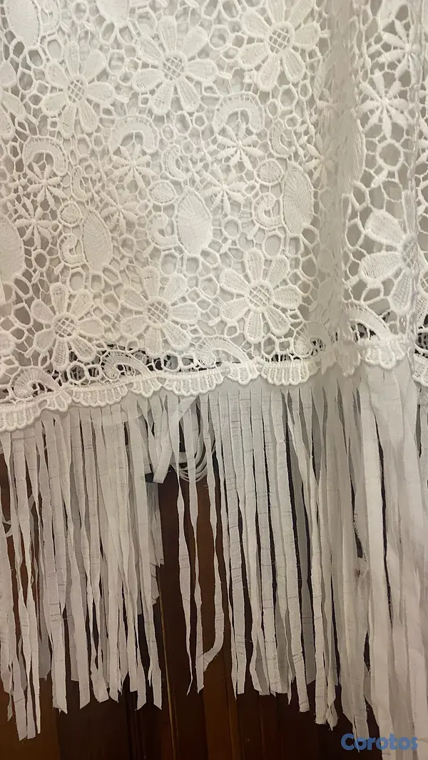 ropa para mujer - vestido blanco de encajes  3