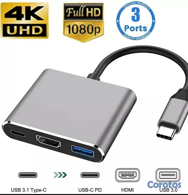 otros electronicos - Adaptador tipo c a hdmi versiones para nintendos switch  14