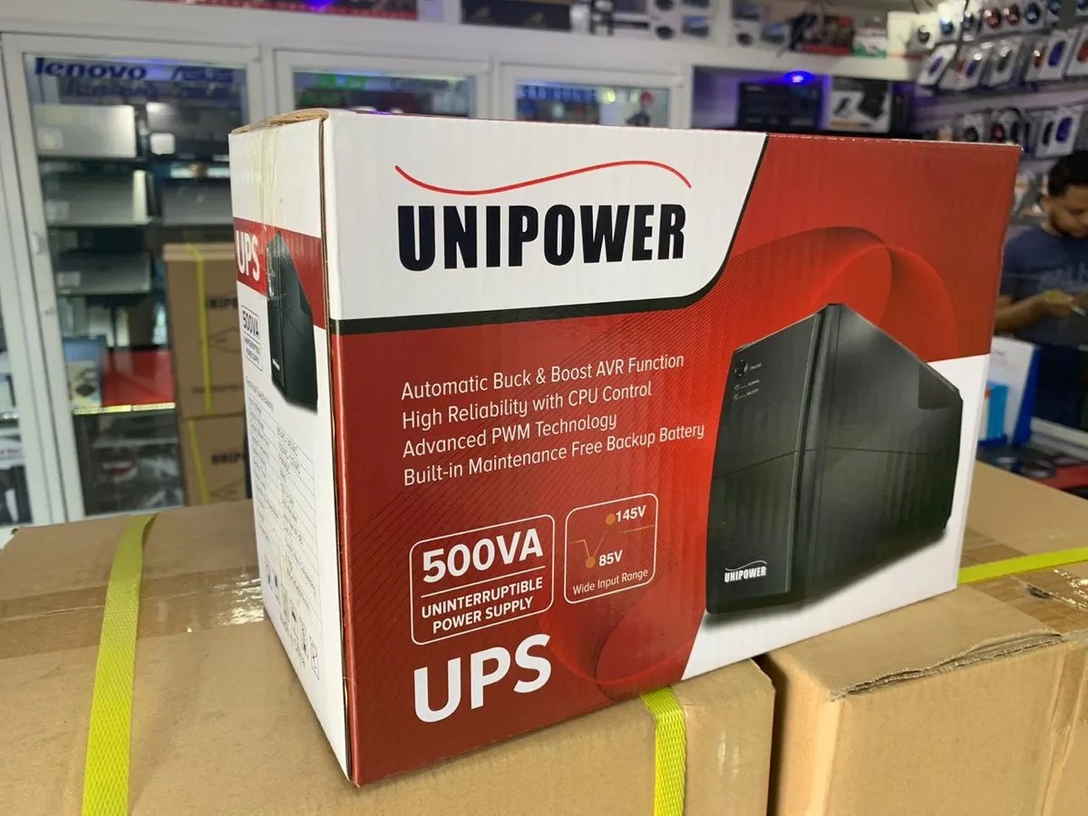 computadoras y laptops - UPS DE 500VA UNIPOWER