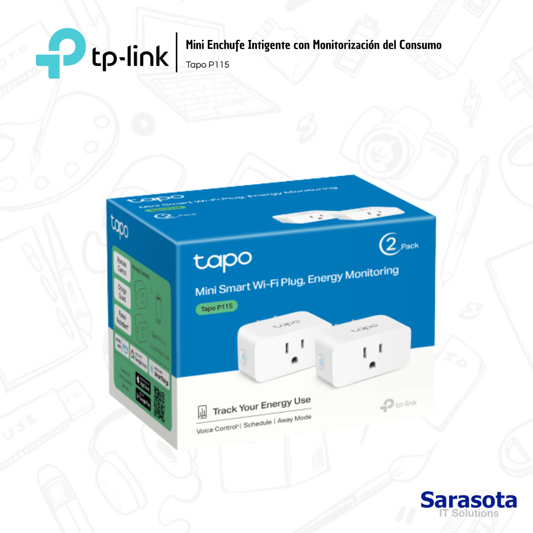 accesorios para electronica - Tp-Link Tapo Enchufe Monitorización Consumo P115 1