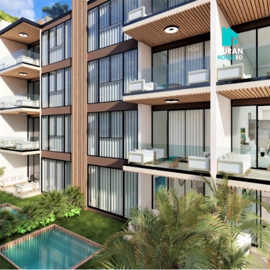 apartamentos - Venta de apartamentos en cap Cana punta cana República Dominicana con piscina 1