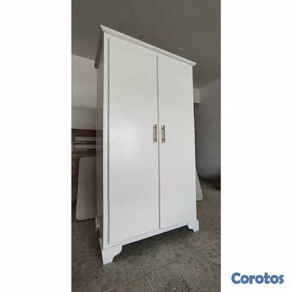 muebles y colchones - Armario blanco para ropa  7