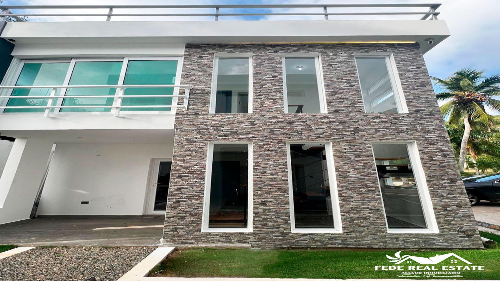 casas vacacionales y villas - TOWNHOUSE AMUEBLADA CON 3 HABITACIONES - LAS TERRENAS