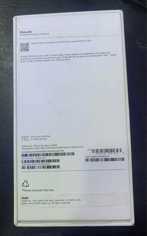 celulares y tabletas - iphone 16e 256gb debloqueado 3