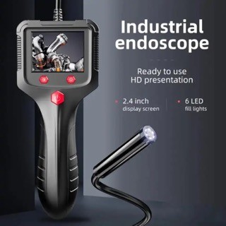 herramientas, jardines y exterior - Boroscopio, cámara endoscopio con luz, endoscopio impermeable. Recargable.
 3