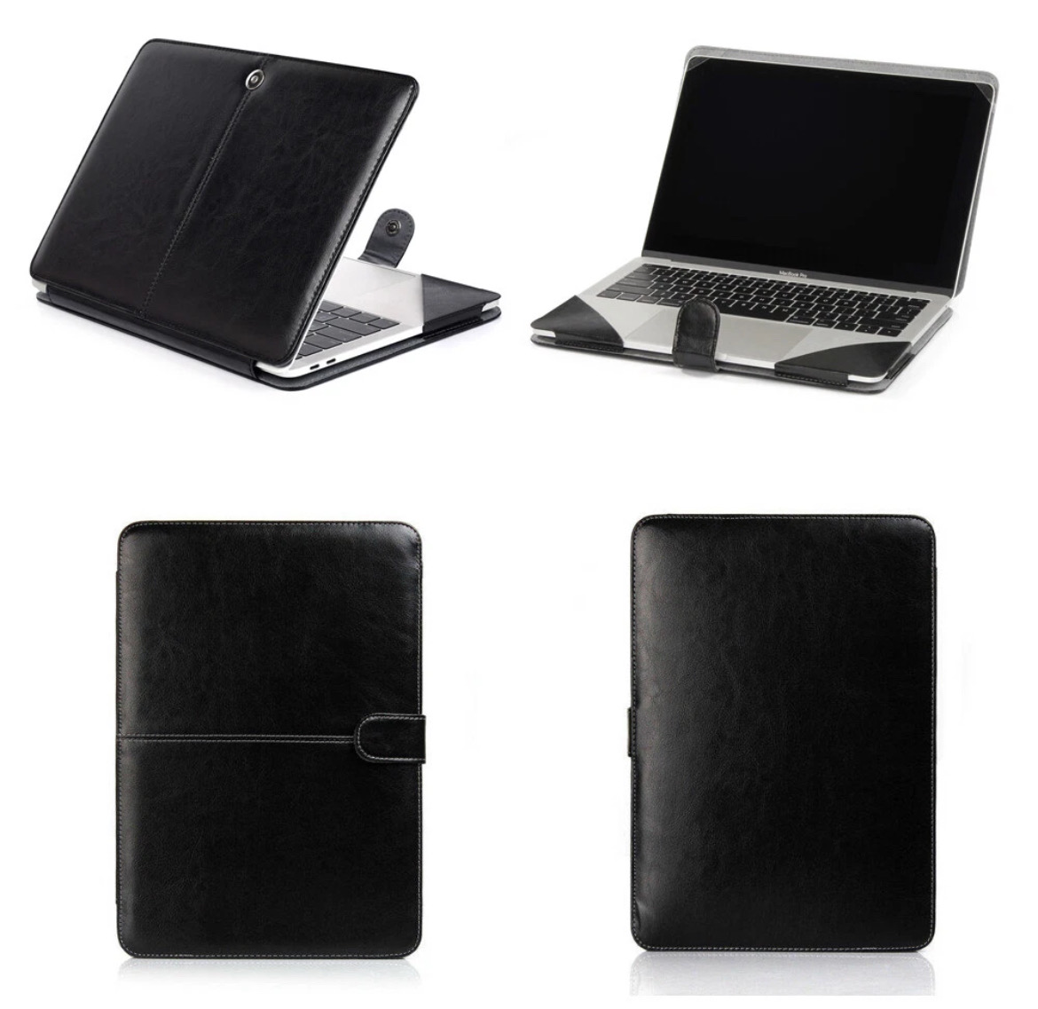 accesorios para electronica - PU Leather Laptop Case Cover Protector for MacBook 12"/ Air Pro 11" 13 14 15" 16 2
