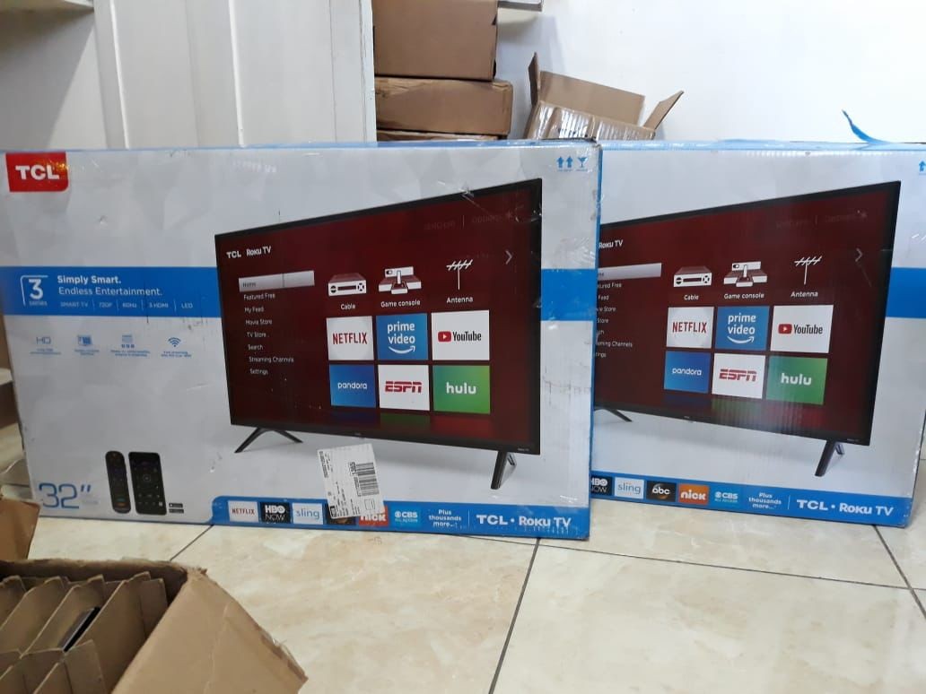 tv - TCL 32" Inch HD 720P Smart LED LCD HDTV 60hz TV USB 3x HDMI 32S335 Flat Screen

