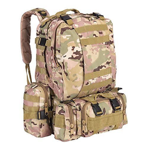 carteras y maletas - Mochila Morral Bulto Militar tactica camping grande XXL Camuflajeada Senderismo  7