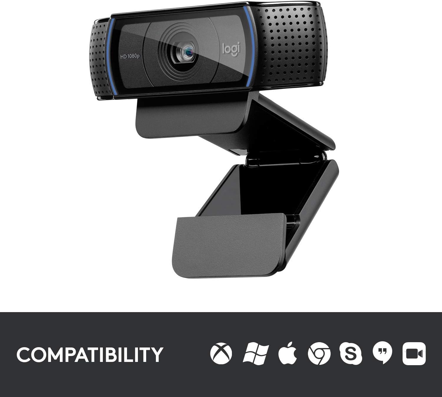 consolas y videojuegos - Logitech C920x HD Pro Webcam, Full HD 1080p30fps  2