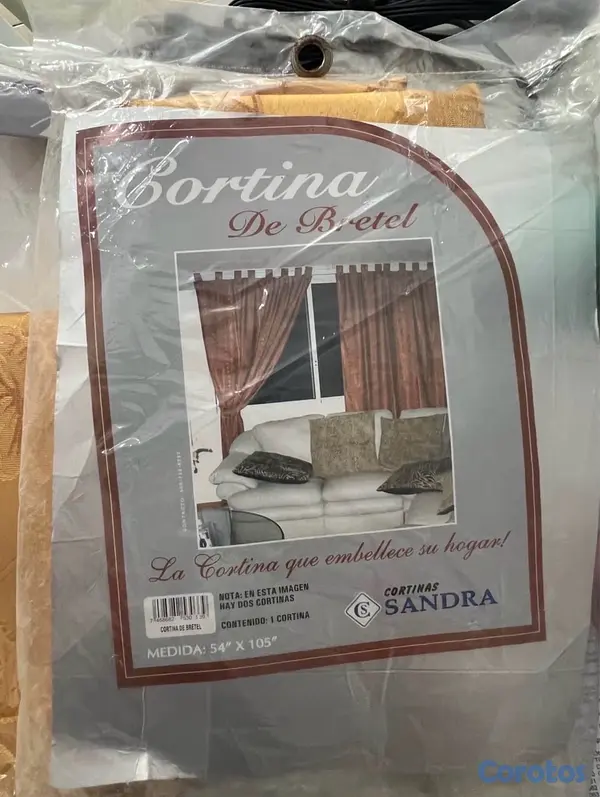 decoración y accesorios - Set de Cortinas en tela, nuevas  7