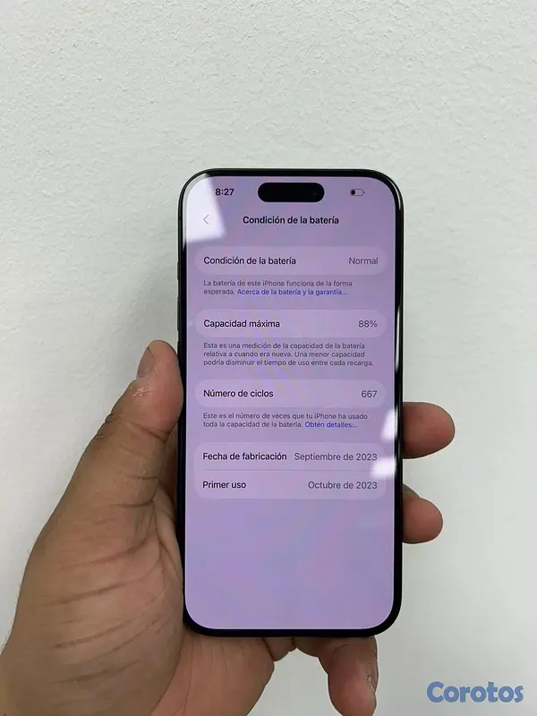 celulares y tabletas - IPHONE 15 PRO 128GB- FACTORY! 6