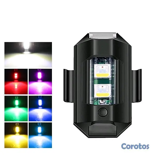 otros electronicos - LUZ LED ESTROBOSCÓPICA 7 COLORES RECARGABLE USB – RD$600

Potente luz LED multiu 5