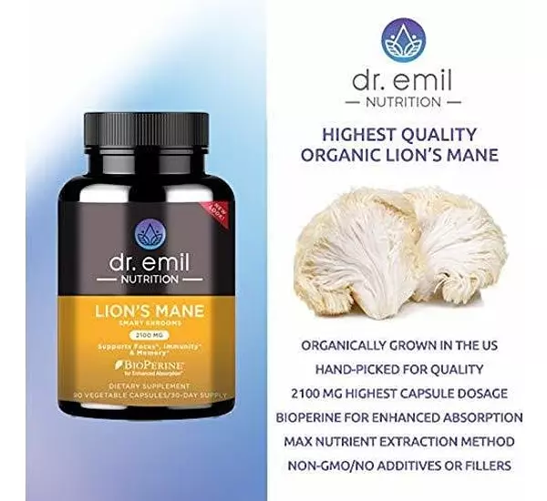 Salud y Equipamiento Médico - Hongos Melena De Leon Organicos Dr Emil Vegano 90 Cap 3