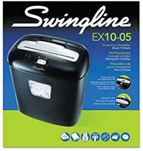 impresoras y scanners - TRITURADORA DE PAPEL SWINGLINE EX10-05, 10 HOJAS A LA VEZ  0