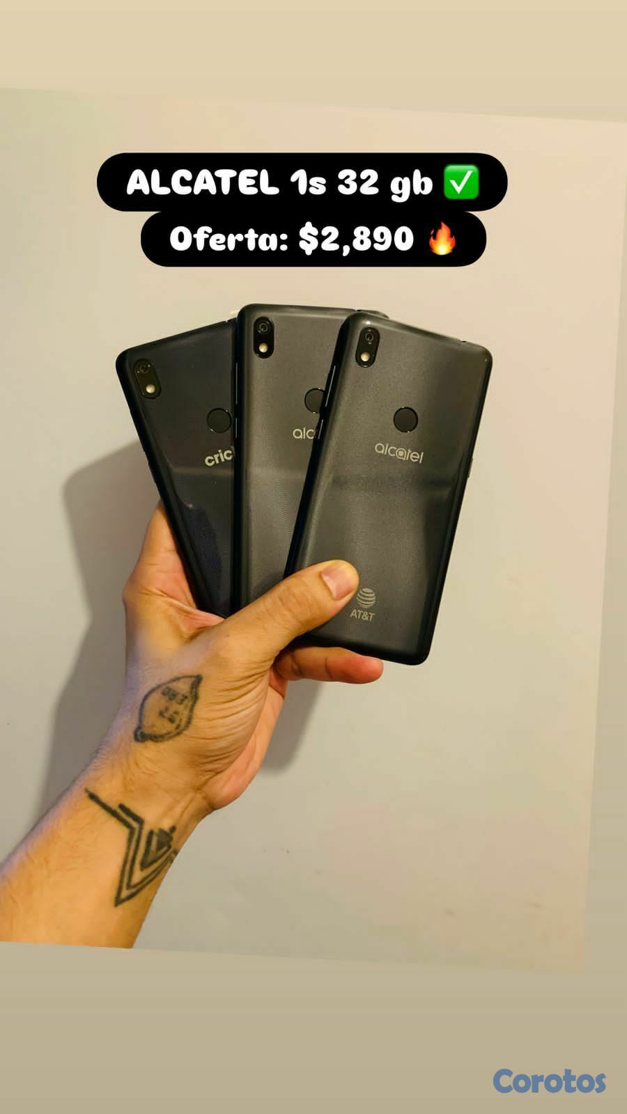 celulares y tabletas - alcatel 1s 32 gb  1