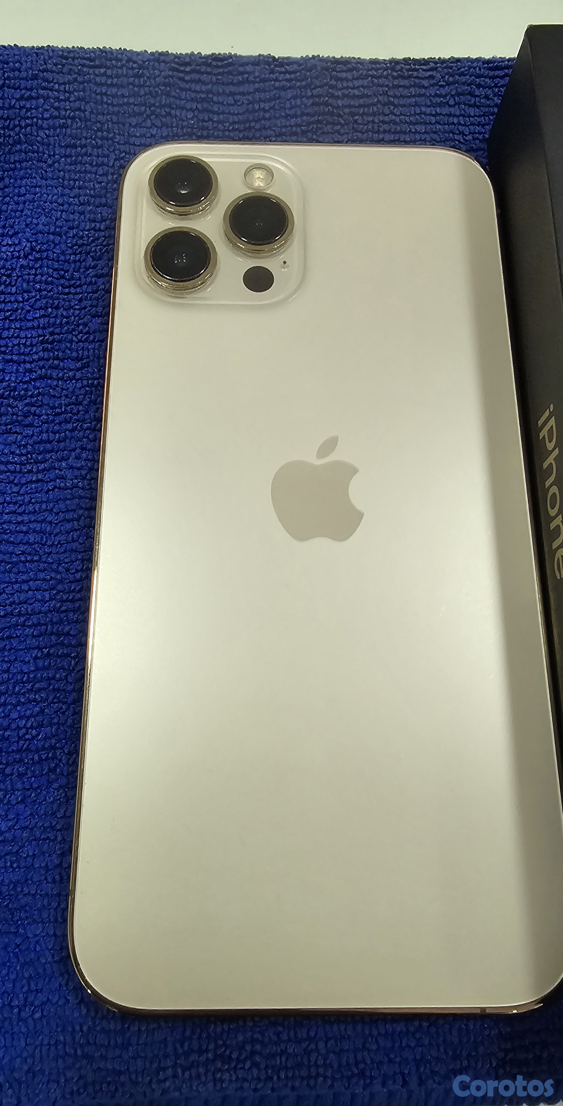 celulares y tabletas - iphone 12 Pro Max Gold Dorado 128gb en Caja Factory Unlocked  3