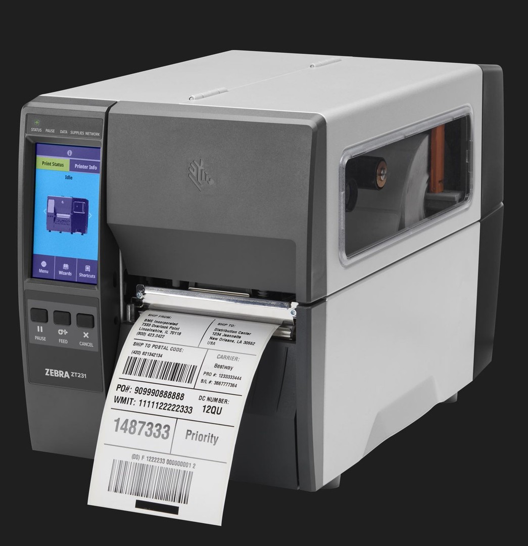 impresoras y scanners - IMPRESORA DE RECIBO TRANSFERENCIA TERMICA ZEBRA ZT231, RESOLUCION 203 DPI, ANCHO 0