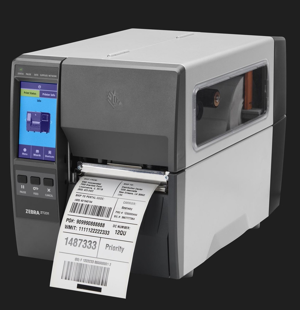 impresoras y scanners - IMPRESORA DE RECIBO TRANSFERENCIA TERMICA ZEBRA ZT231, RESOLUCION 203 DPI, ANCHO