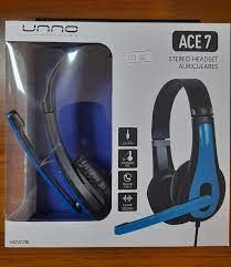 computadoras y laptops - AUDÍFONOS 3.5 MM CON MICRÓFONO ACE 7HS7207BL
