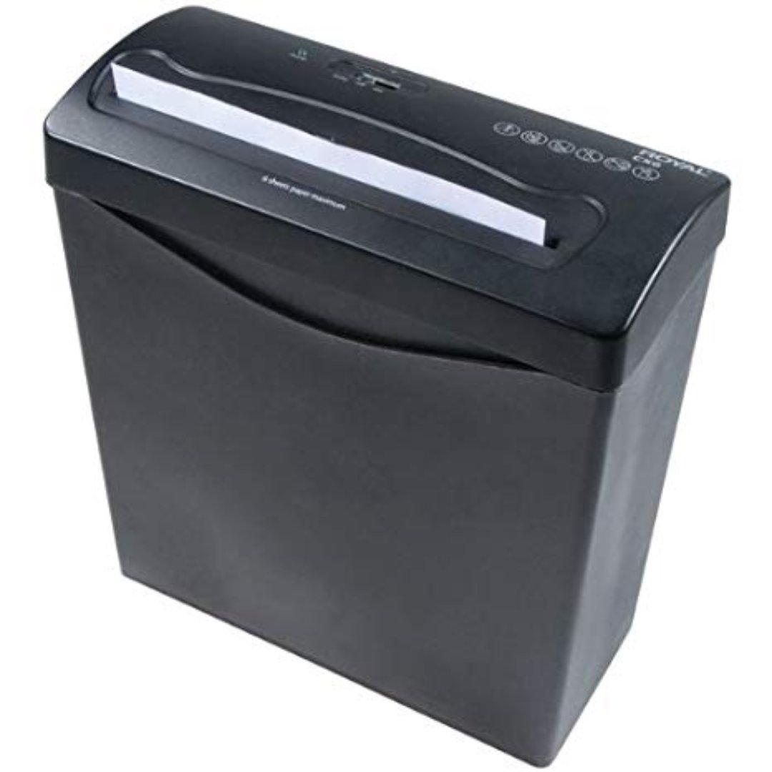 impresoras y scanners - TRITURADORA DE PAPEL ROYAL CX6, TARJETAS DE CRÉDITO, CORTE DE 16 HOJAS, 4 MINUTO