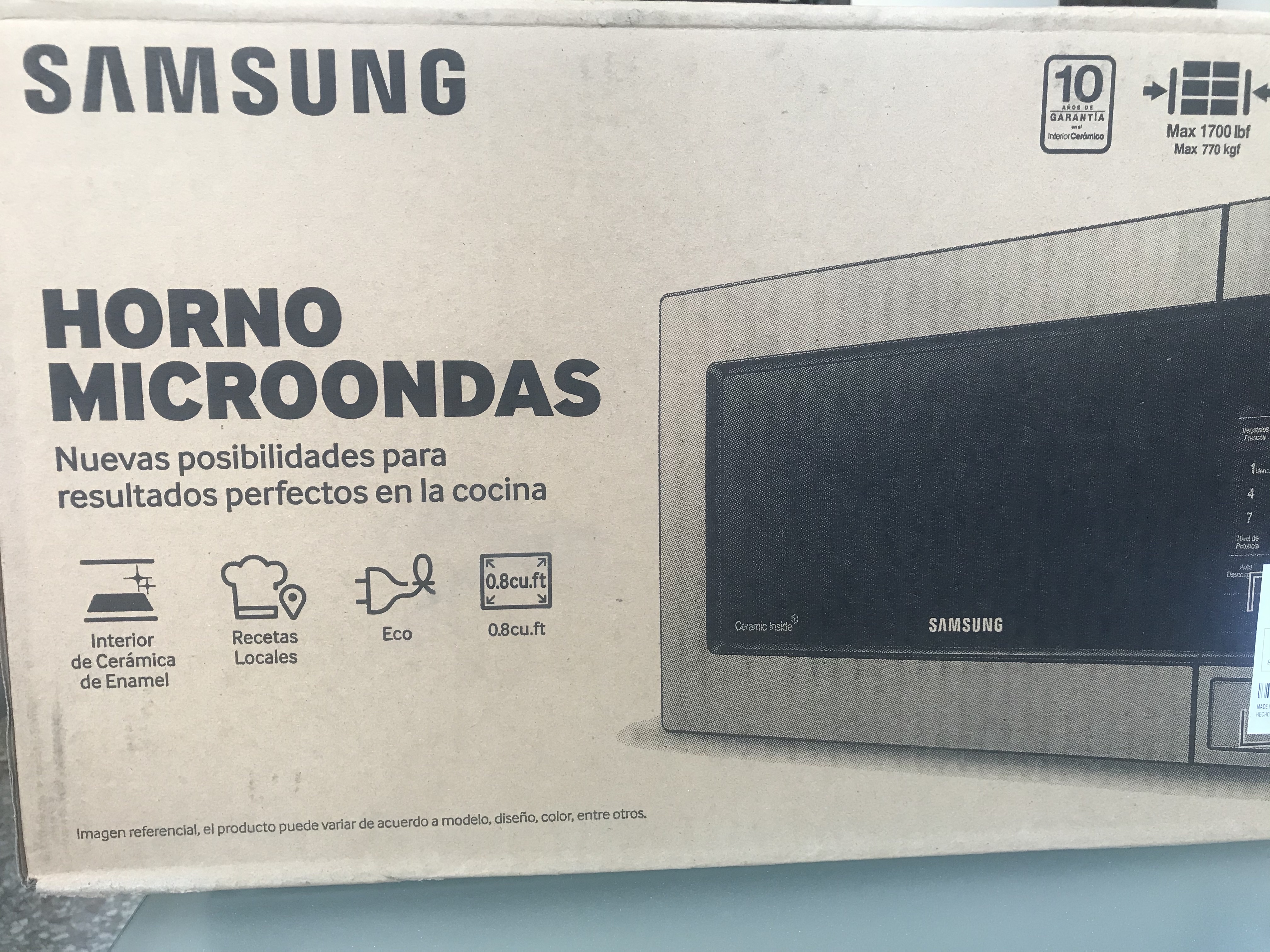 electrodomesticos - Vendo Microondas Samsung Nuevo!