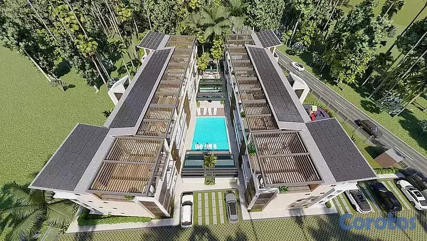 apartamentos - Las Terrenas - Samaná, Apartamento de 2 habitaciones con Línea blanca 4