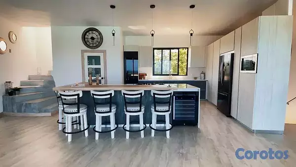 casas vacacionales y villas - Las Terrenas - Samaná, Villa con cine y vistas panorámicas 7