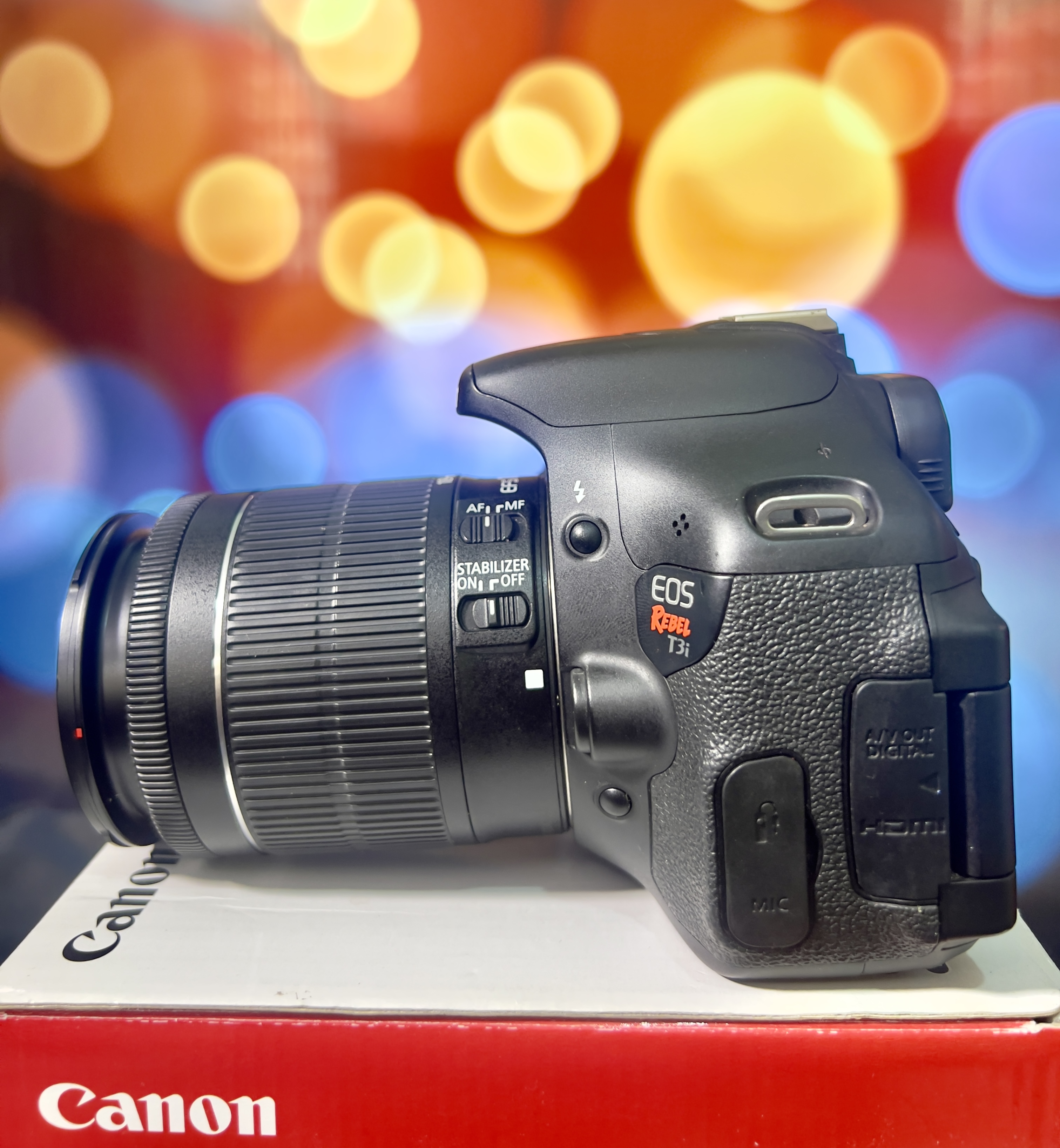 camaras y audio - Camara Canon T3i Como Nueva Recién Importada  2