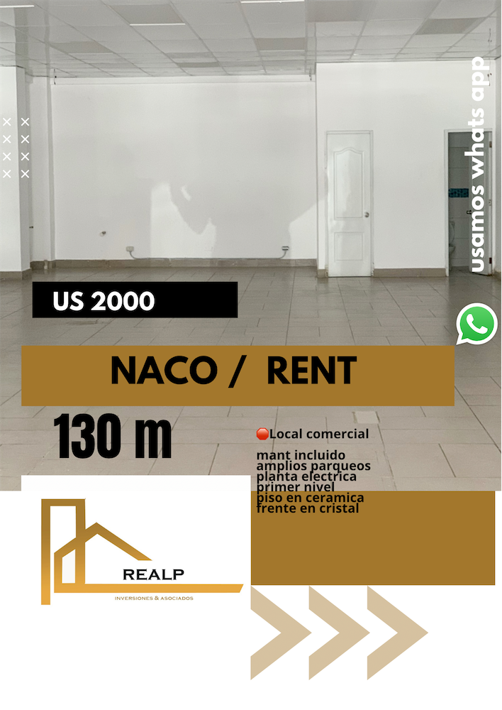 oficinas y locales comerciales - Local primer nivel 130m 0