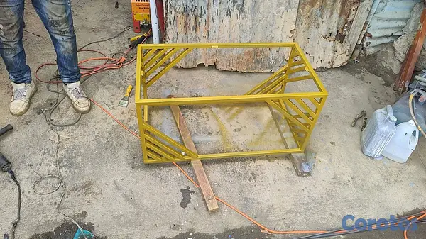 muebles y colchones - mesas de centro de muebles en hierros galvanizado  4
