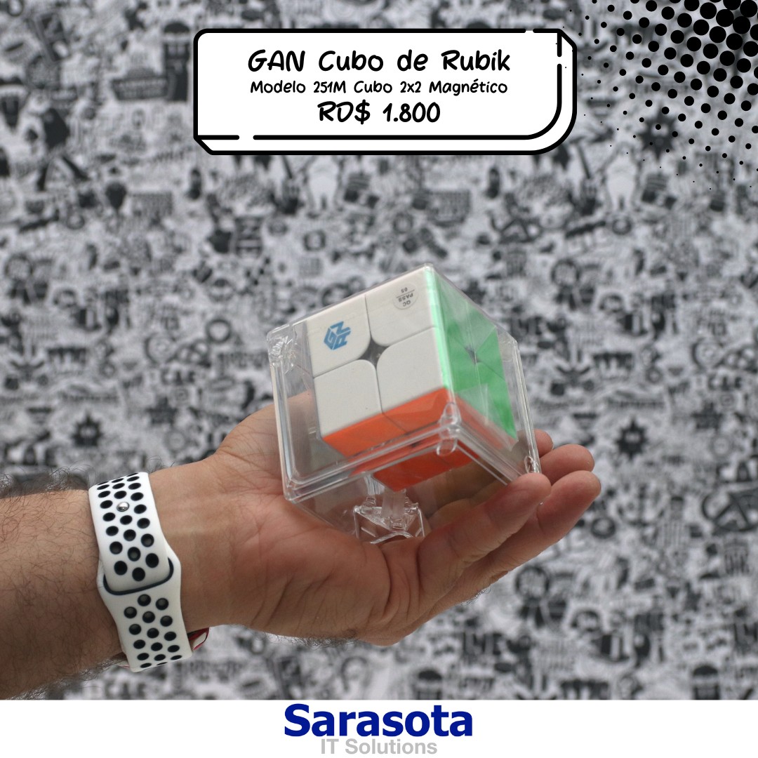 hobby y coleccion - GAN Cubo Rubik 2X2 modelo GAN251M magnético 1