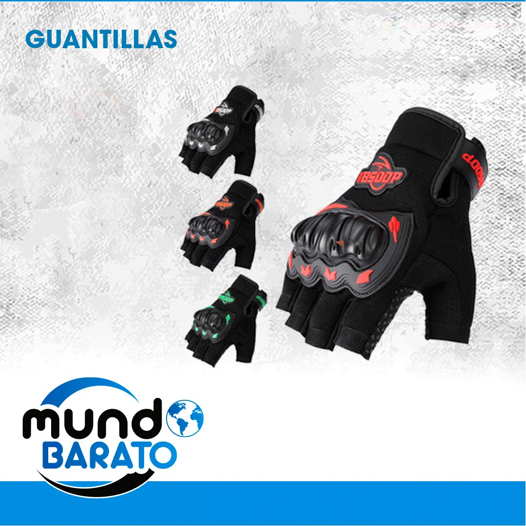bicicletas y accesorios - Guantillas para Moto Motocross Bici Motor Guantes sin dedos BICICLETA motorizado 0
