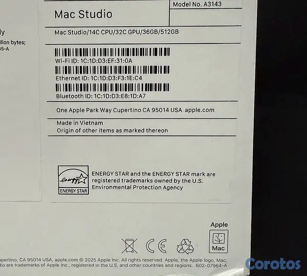 computadoras y laptops - MAC STUDIO M4 MAX 512/ 36GB RAM SELLADO OFERTA 4