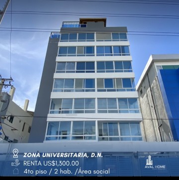 apartamentos - Alquiler en Zona Universitaria 