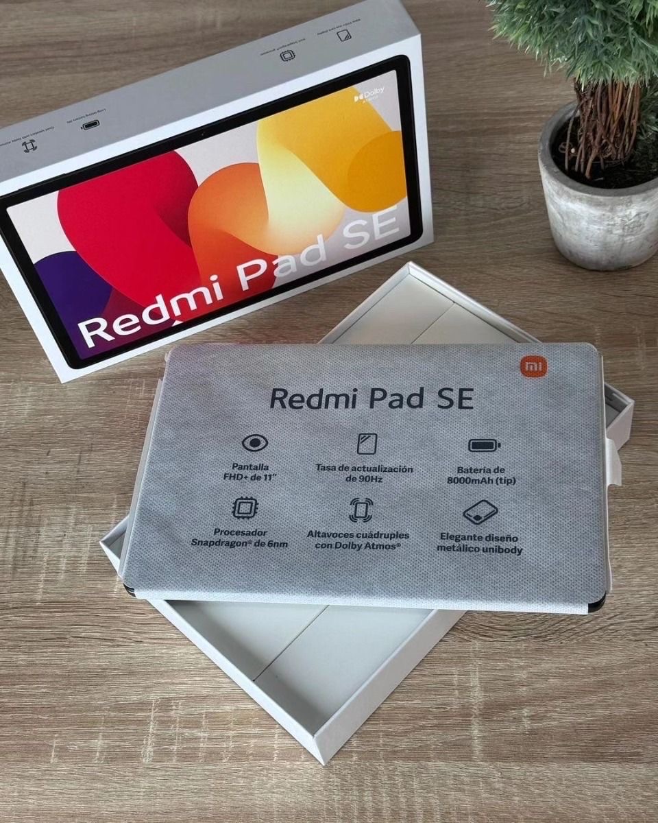 celulares y tabletas - XIAOMI REDMI PAD SE 11” 90HZ 256GB & Ram de 8GB Todos Los Clores - Selladas  1
