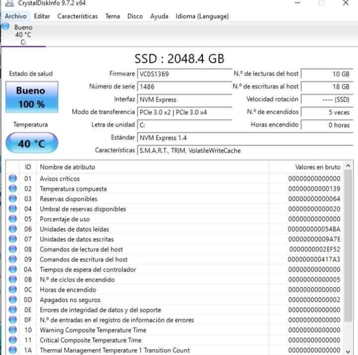 otros electronicos - Disco duro SSD M.2 NVeM de 2TB nuevo con Windows pro incluído  2