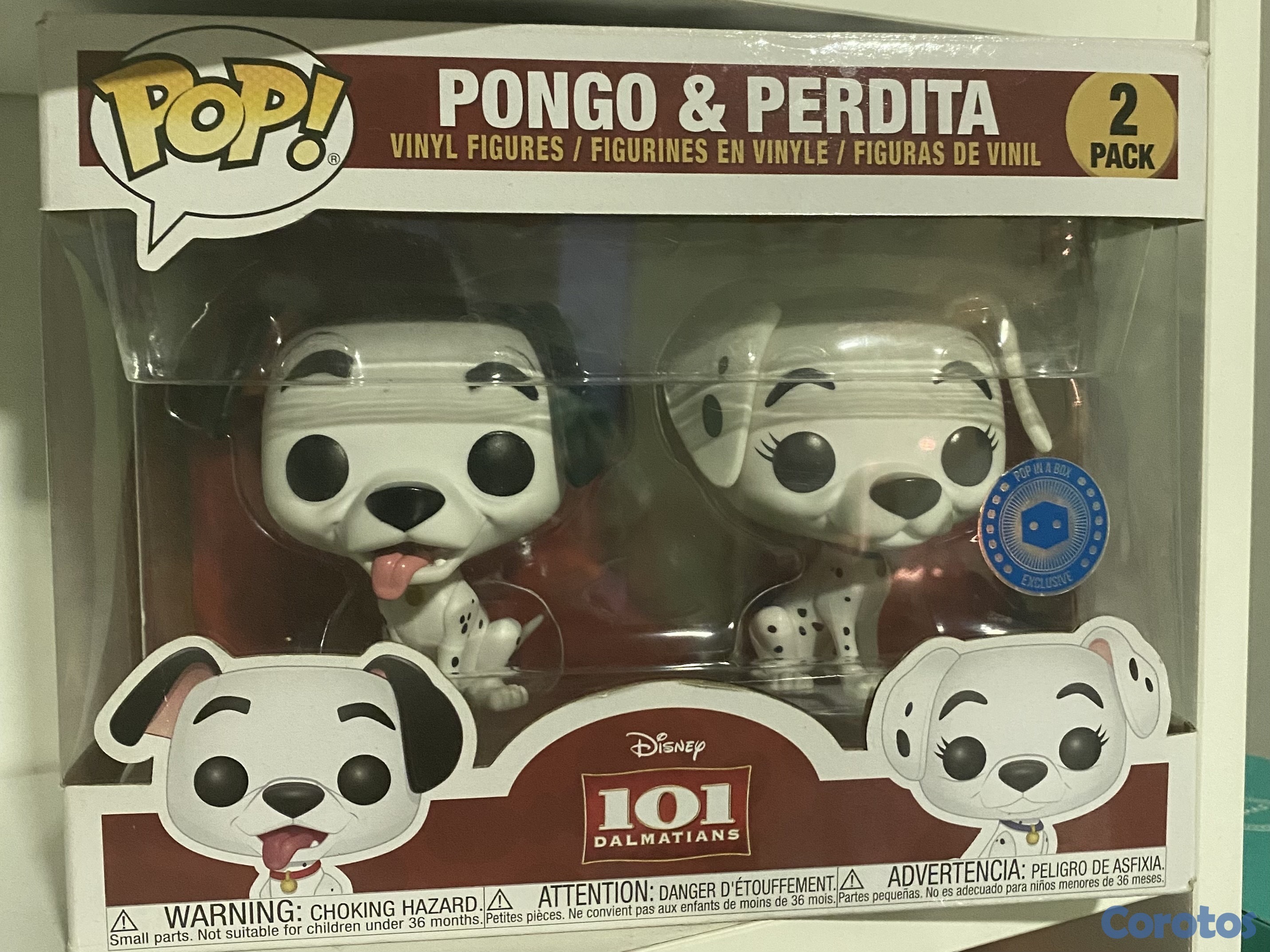hobby y coleccion - Figuras Pongo y Perdita - 101 Dalmatas 1