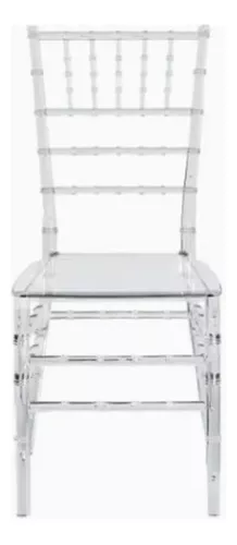 muebles y colchones - silla tiffany cristal 0