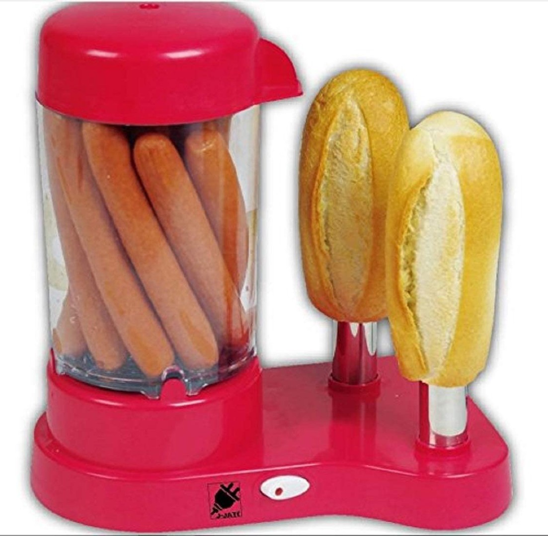 electrodomesticos - Máquina de hacer Hot Dog, cocina las salchichas y tuesta el pan 450 W
