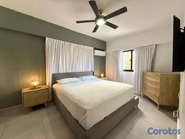 apartamentos - alquiló con o sin muebles renacimiento una habitación 1.5 baños parqueo ascensor 2