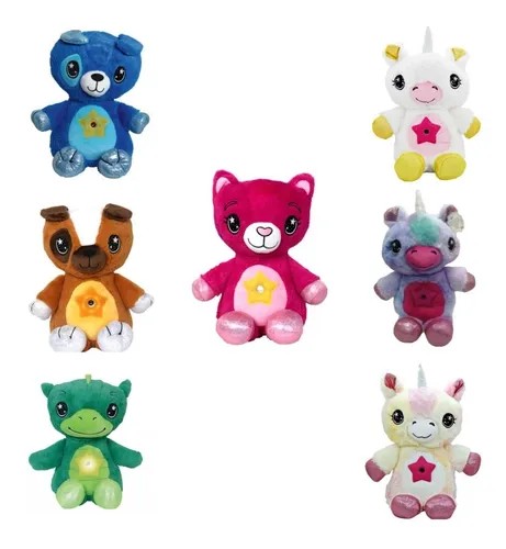 juguetes - Peluches Star Belly Dream Lites Luz Nocturna Varios Modelos Reflector  2