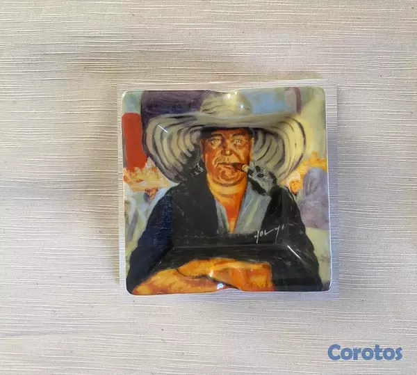 decoración y accesorios - PLATOS Y CENICEROS DE ARTE DE CAFE 11