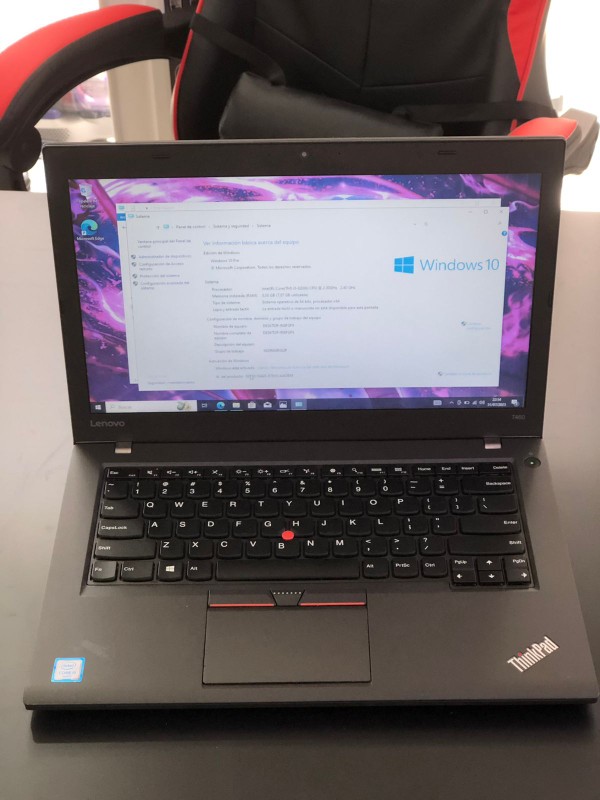 computadoras y laptops - Lenovo ThinkPad T460 intel core i5-6ta generacion 8gb ram 128gb  ssd, Windows 2