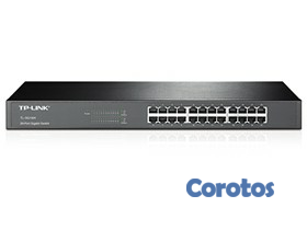 computadoras y laptops - SWITCH 24 PUERTOS TP-LINK TL-SG1024, NO ADMINISTRABLE/RACK, 24 PUERTOS GIGABIT  2