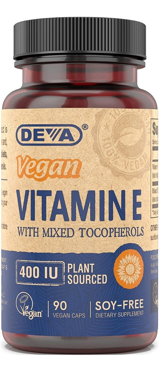Salud y Equipamiento Médico - Vitamina E Deva Vegan Vitamins - U - Unidad A $3004 1